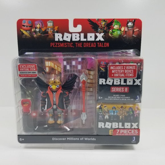 ROBLOX: PEZSMISTIC, THE DREAD TALON ACTION FIGURE! NEW! (SERIES 8) JAZWARES - Picture 1 of 12